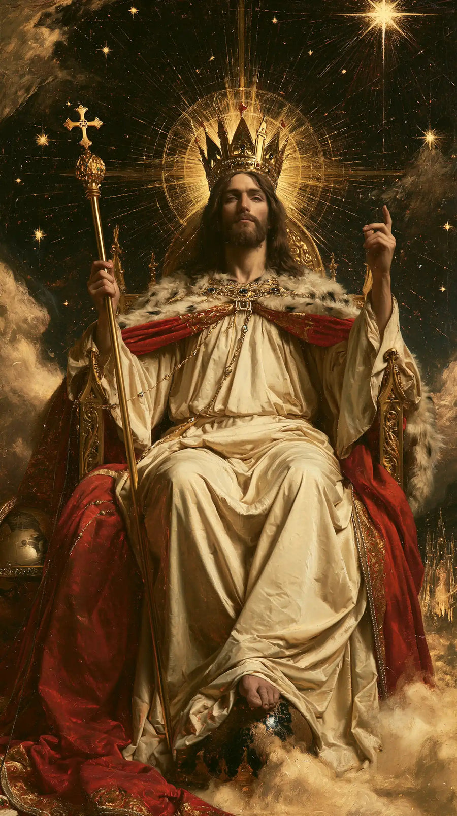 Jesus the King - Symbolist · Portrait n° 4