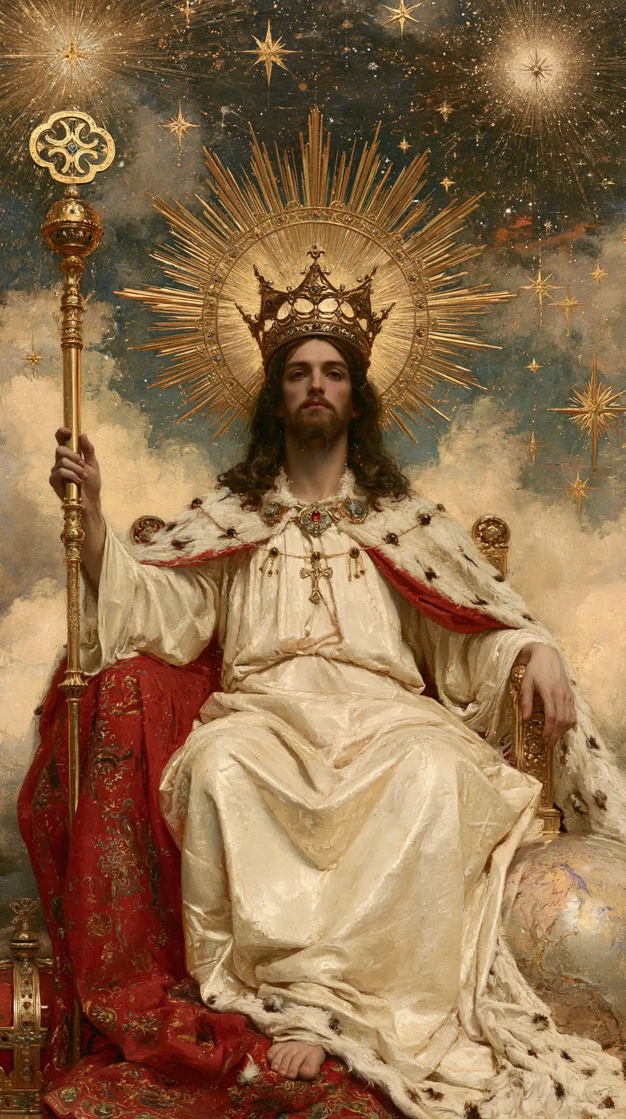 Jesus the King - Symbolist · Portrait n° 5