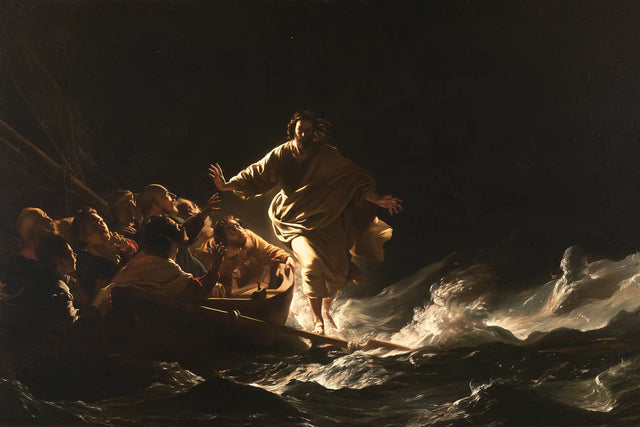 Jesus Walking on Water — Peace before the Troubled Boat