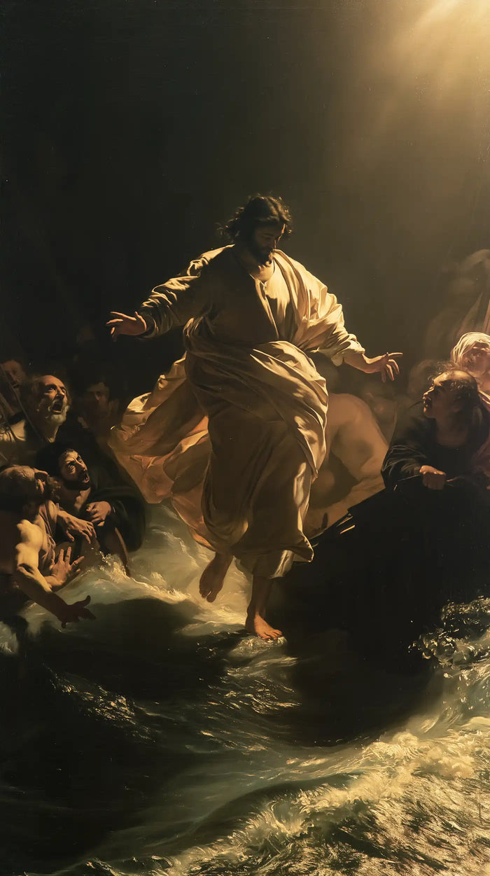 Jesus Walking on Water — The Ray upon the Water’s Passage