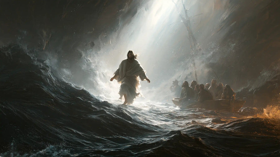 Jesus Walking on Water - Explosion of Movement · Landscape n° 14