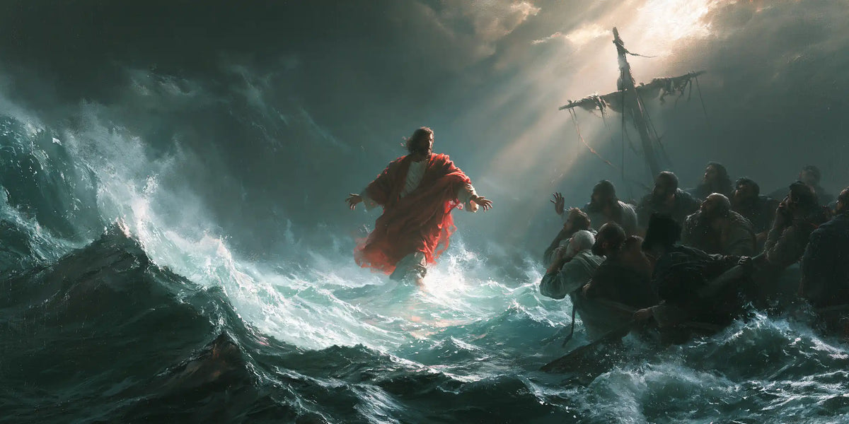 Jesus Walking on Water - Explosion of Movement · Landscape n° 19
