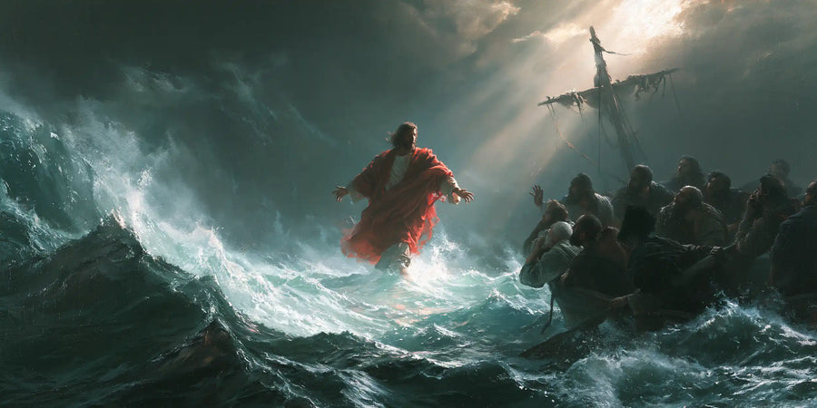 Jesus Walking on Water - Explosion of Movement · Landscape n° 19