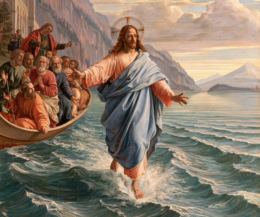 Jesus Walking on Water - Florentine Renaissance · Landscape n° 2