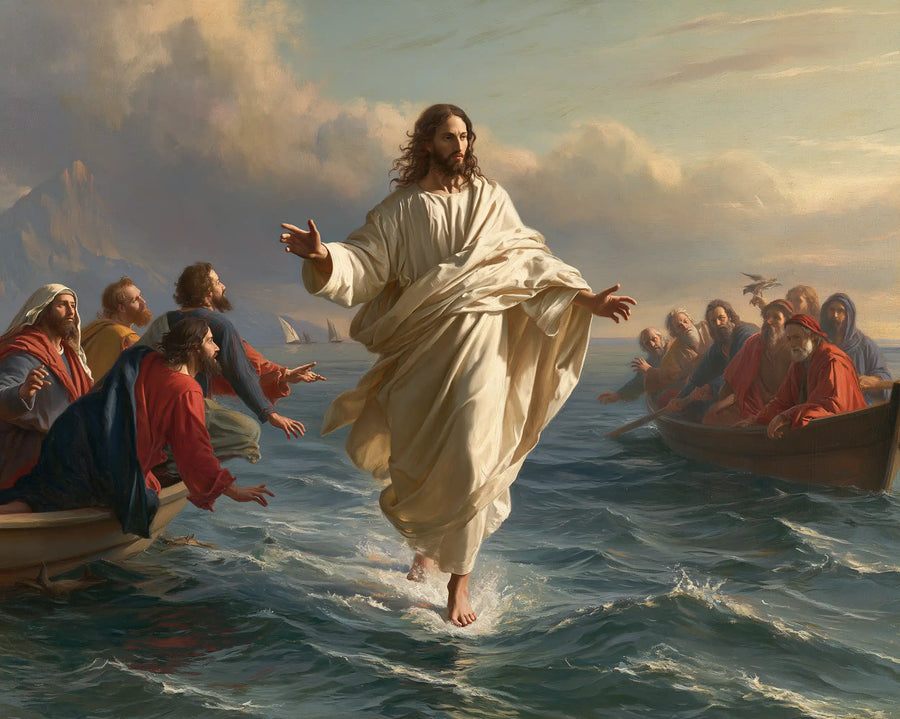 Jesus Walking on Water - Florentine Renaissance · Landscape n° 7