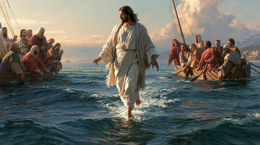 Jesus Walking on Water - Florentine Renaissance · Landscape n° 21