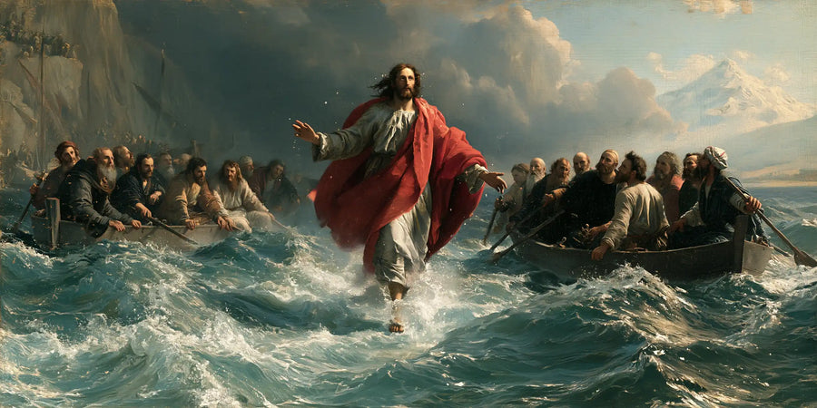 Jesus Walking on Water - Florentine Renaissance · Landscape n° 28