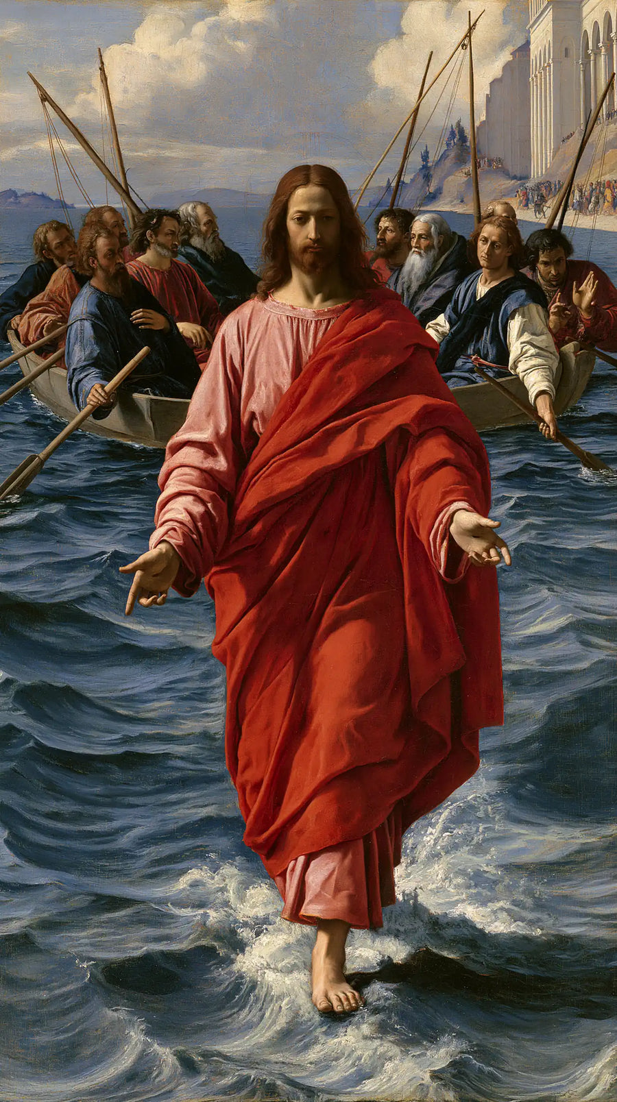 Jesus Walking on Water - Florentine Renaissance · Portrait n° 4