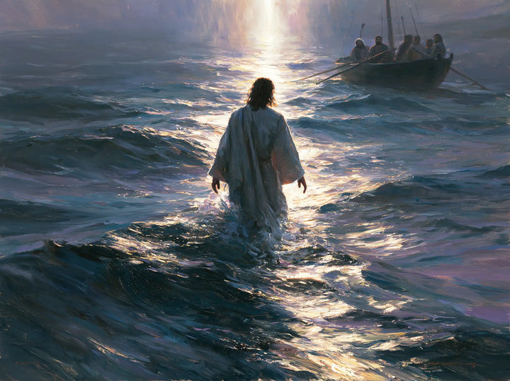 Jesus Walking on Water - Impressionist · Landscape n° 3