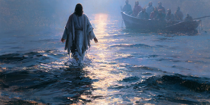 Jesus Walking on Water - Impressionist · Landscape n° 8