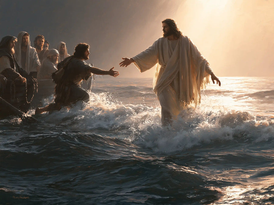 Jesus Walking on Water - Jesus Calls Peter · Landscape n° 6
