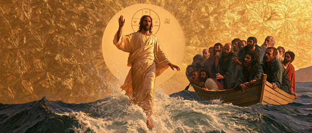 Jesus Walking on Water — The Pale Disc above the Spray