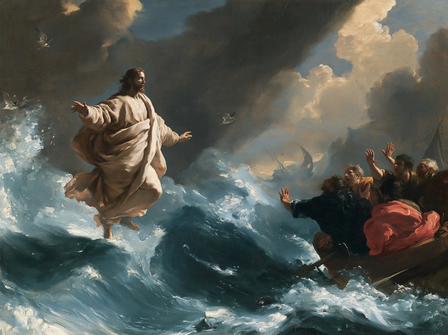 Jesus Walking on Water - Theatrical Baroque · Landscape n° 10