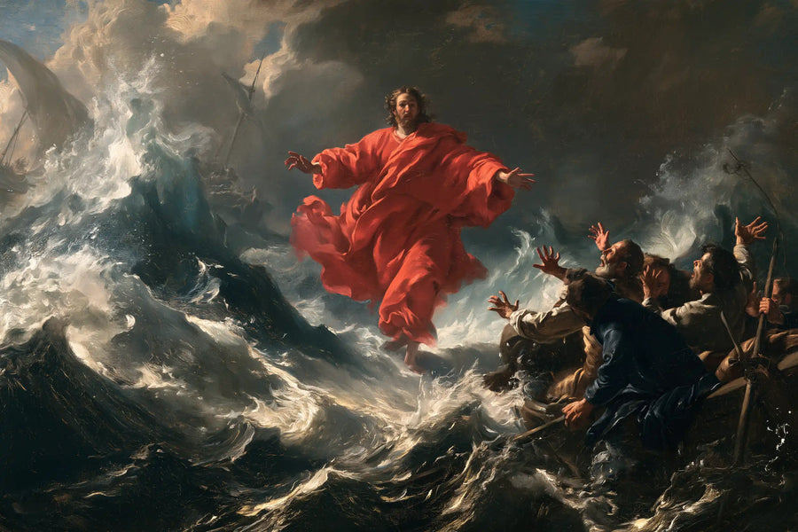 Jesus Walking on Water - Theatrical Baroque · Landscape n° 15