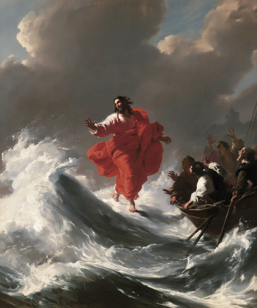 Jesus Walking on Water - Theatrical Baroque · Portrait n° 15