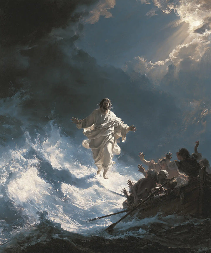Jesus Walking on Water — The Oar and the Promise