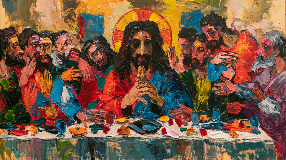 L'Ultima Cena - Espressionista n° 6 - Gesù Cristo e gli apostoli