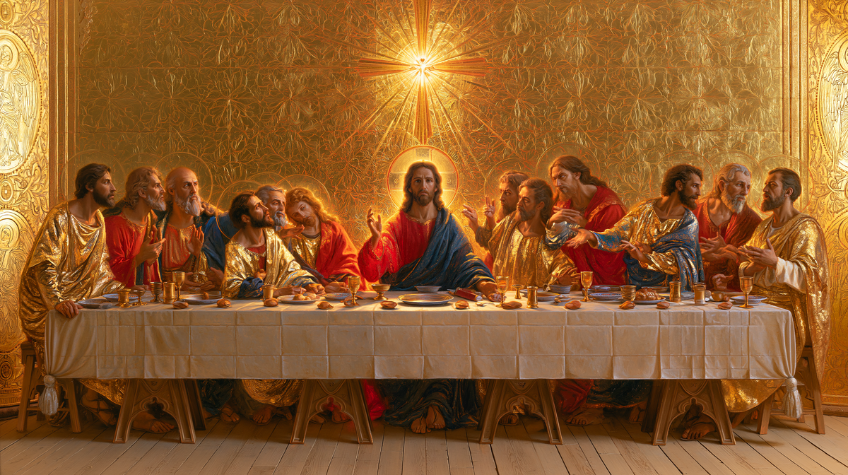 The Last Supper - Sacred Golden n° 13 — aperçu de la finition sélectionnée