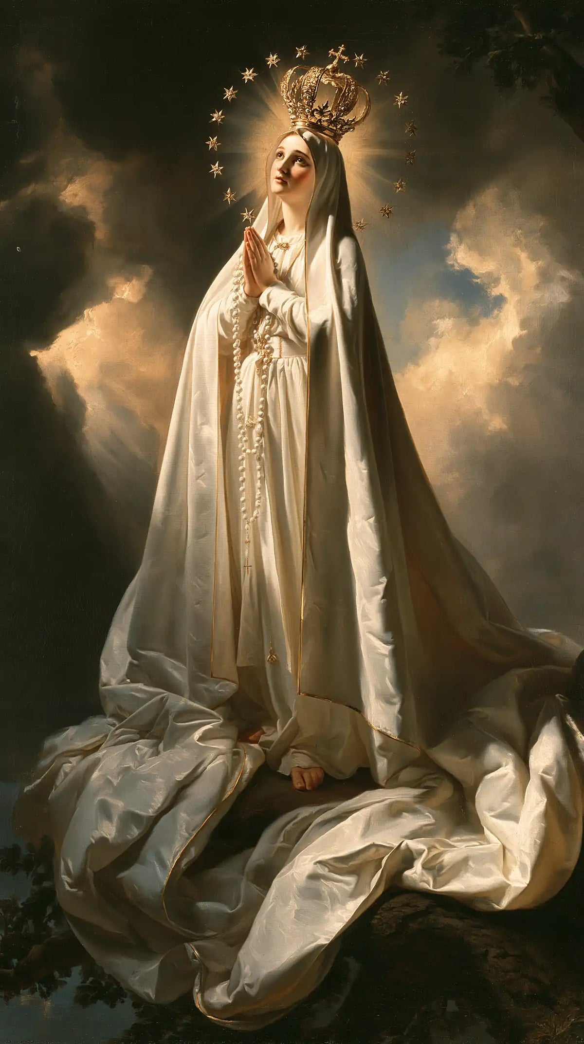 Our Lady of Fatima – Theatrical Baroque · Portrait no. 1