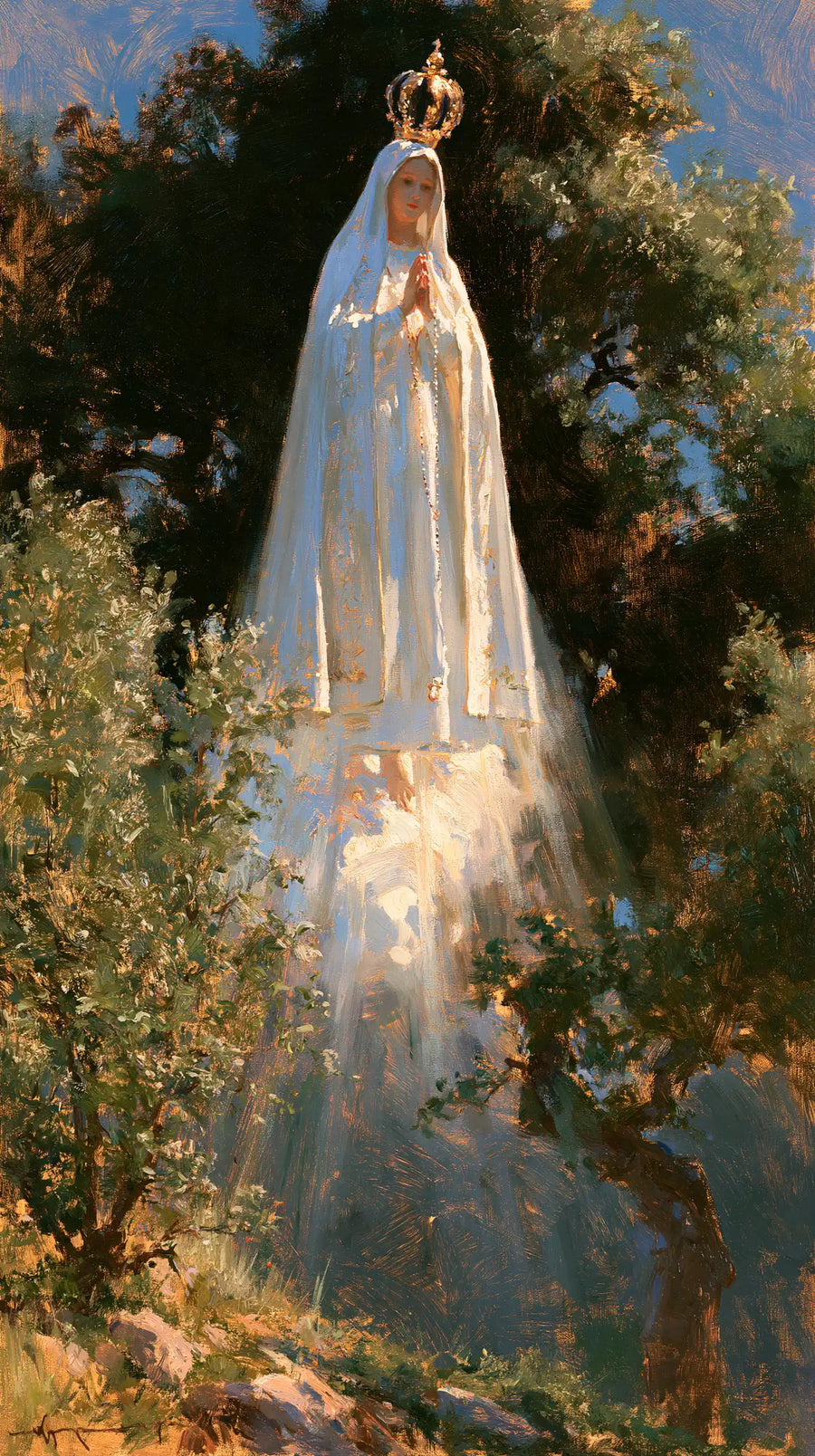 Our Lady of Fatima – Expressionist · Portrait no. 1