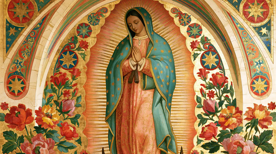 Our Lady of Guadalupe – Sacred Art Nouveau · Landscape no. 7