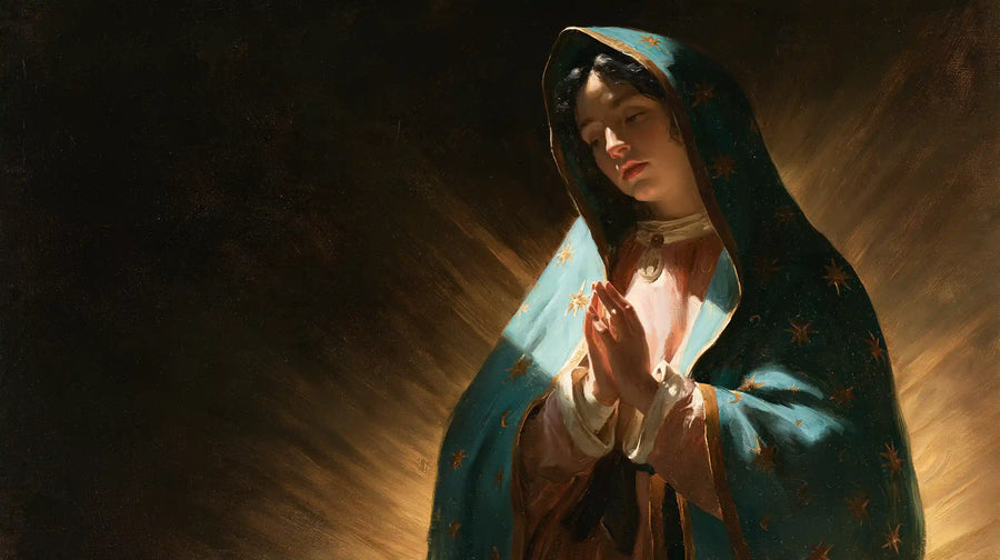 Our Lady of Guadalupe – Caravaggio Tenebrism · Landscape no. 10