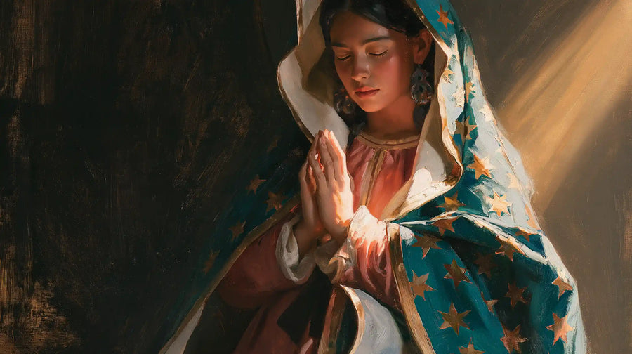 Our Lady of Guadalupe – Caravaggio Tenebrism · Landscape no. 16