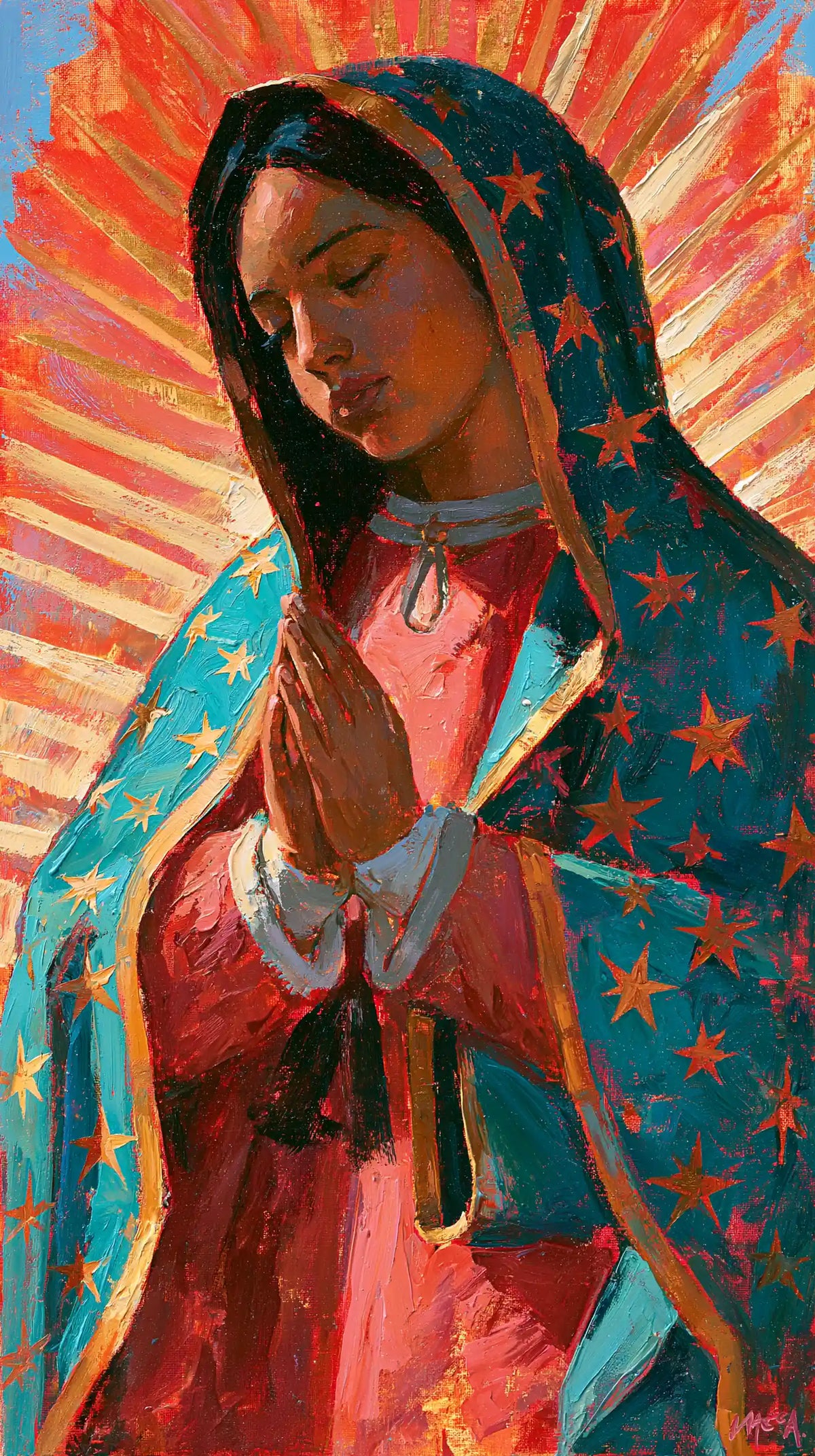 Our Lady of Guadalupe – Expressionist · Portrait no. 5