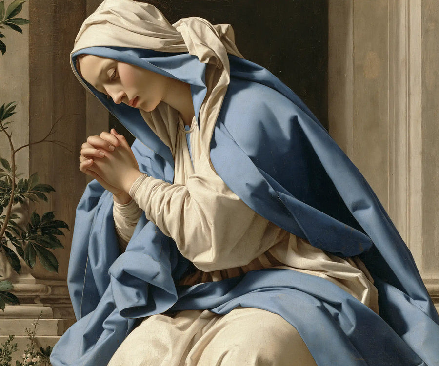 Virgin Mary in Prayer - Florentine Renaissance · Landscape n° 1
