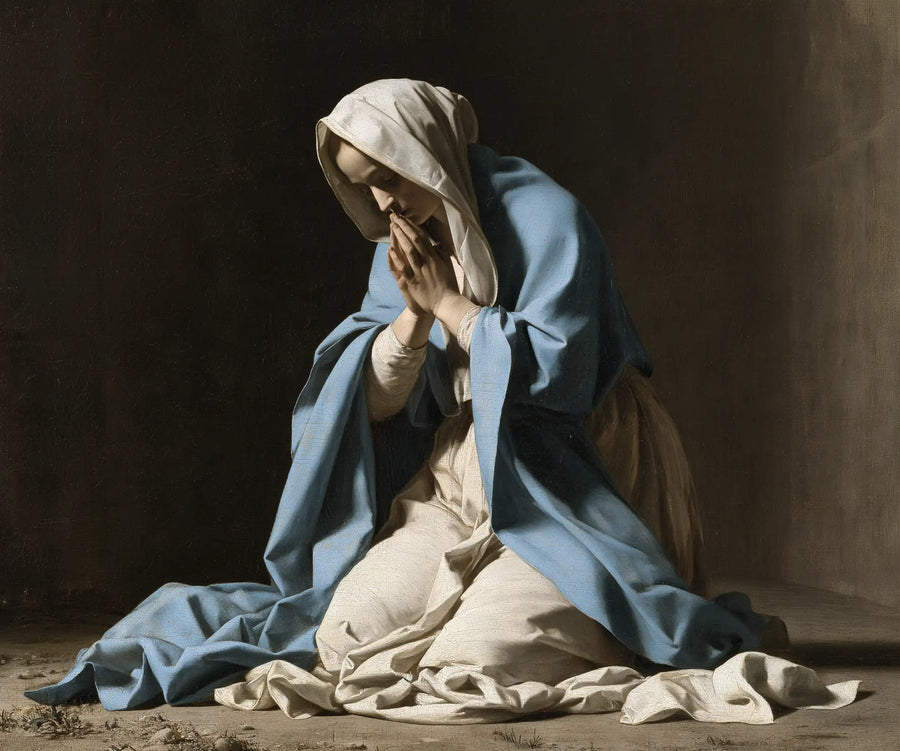 Virgin Mary in Prayer - Florentine Renaissance · Landscape n° 3