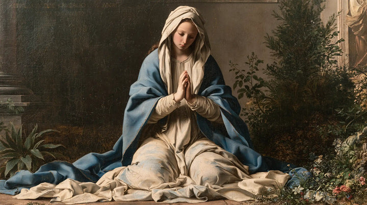 Virgin Mary in Prayer - Florentine Renaissance · Landscape n° 9