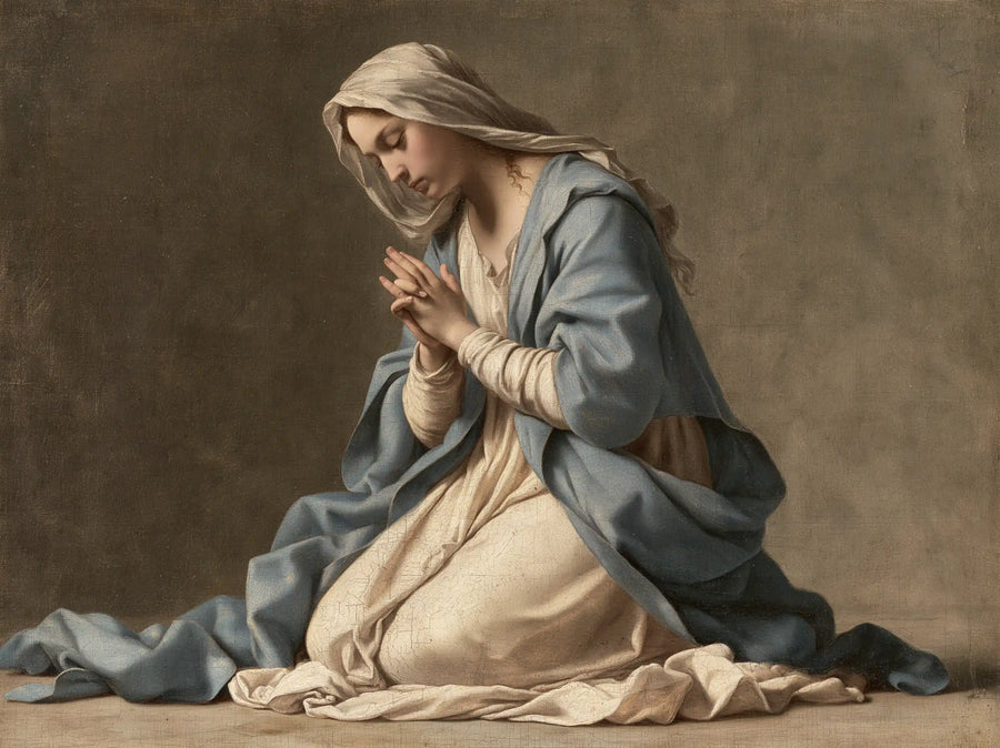 Virgin Mary in Prayer - Florentine Renaissance · Landscape n° 14