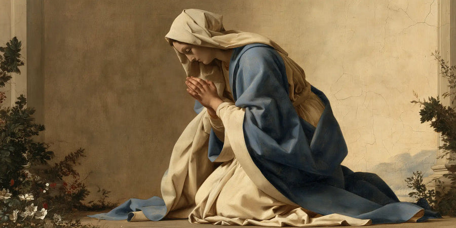 Virgin Mary in Prayer - Florentine Renaissance · Landscape n° 21
