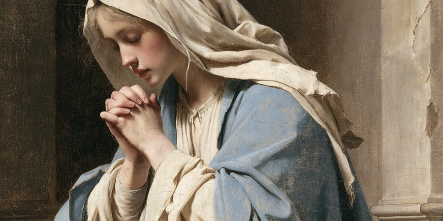 Virgin Mary in Prayer - Florentine Renaissance · Landscape n° 22