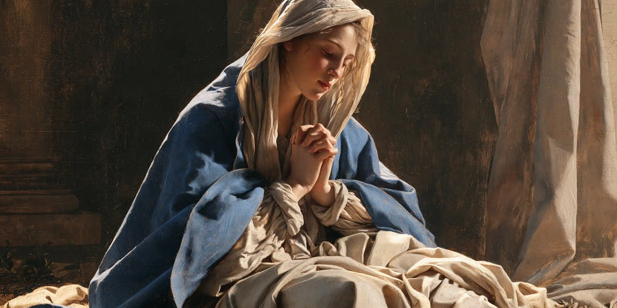 Virgin Mary in Prayer - Florentine Renaissance · Landscape n° 23