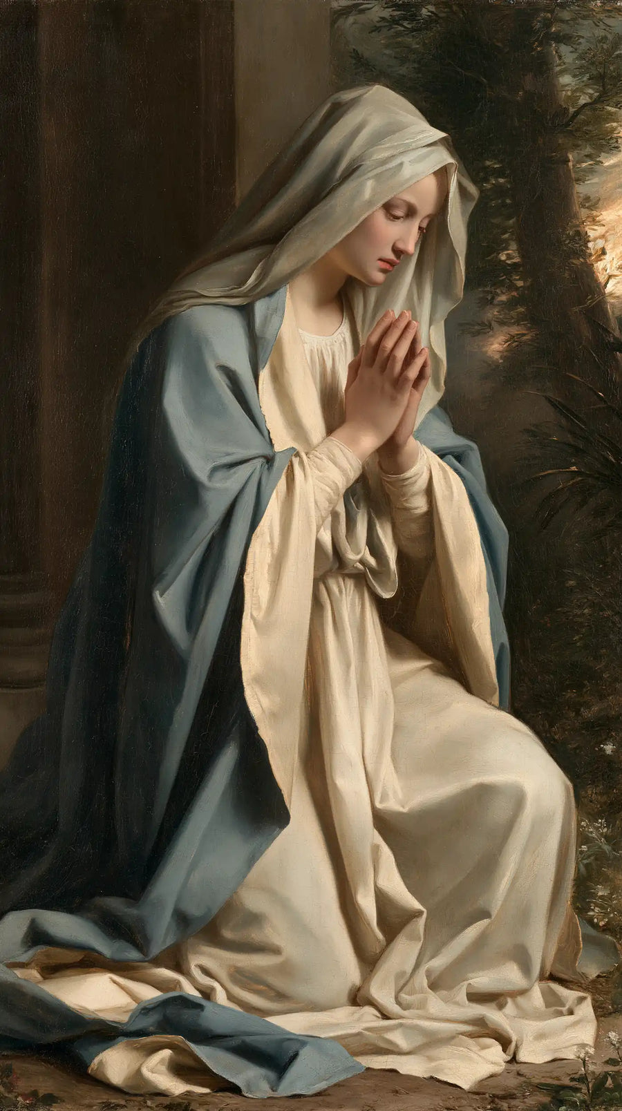 Virgin Mary in Prayer - Florentine Renaissance · Portrait n° 12