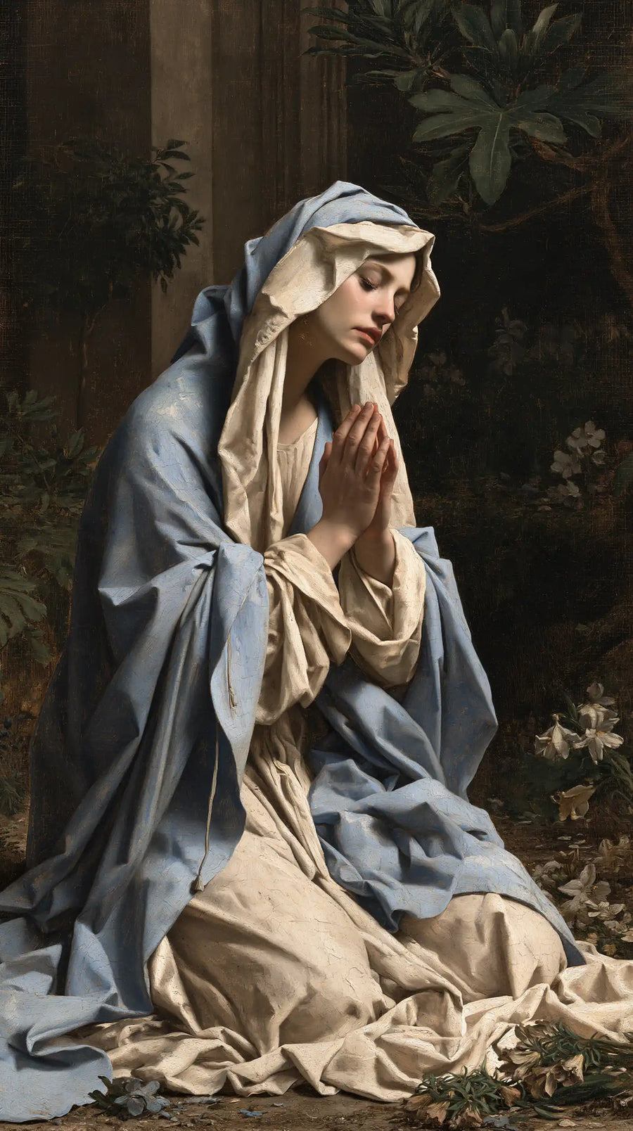 Virgin Mary in Prayer - Florentine Renaissance · Portrait n° 24