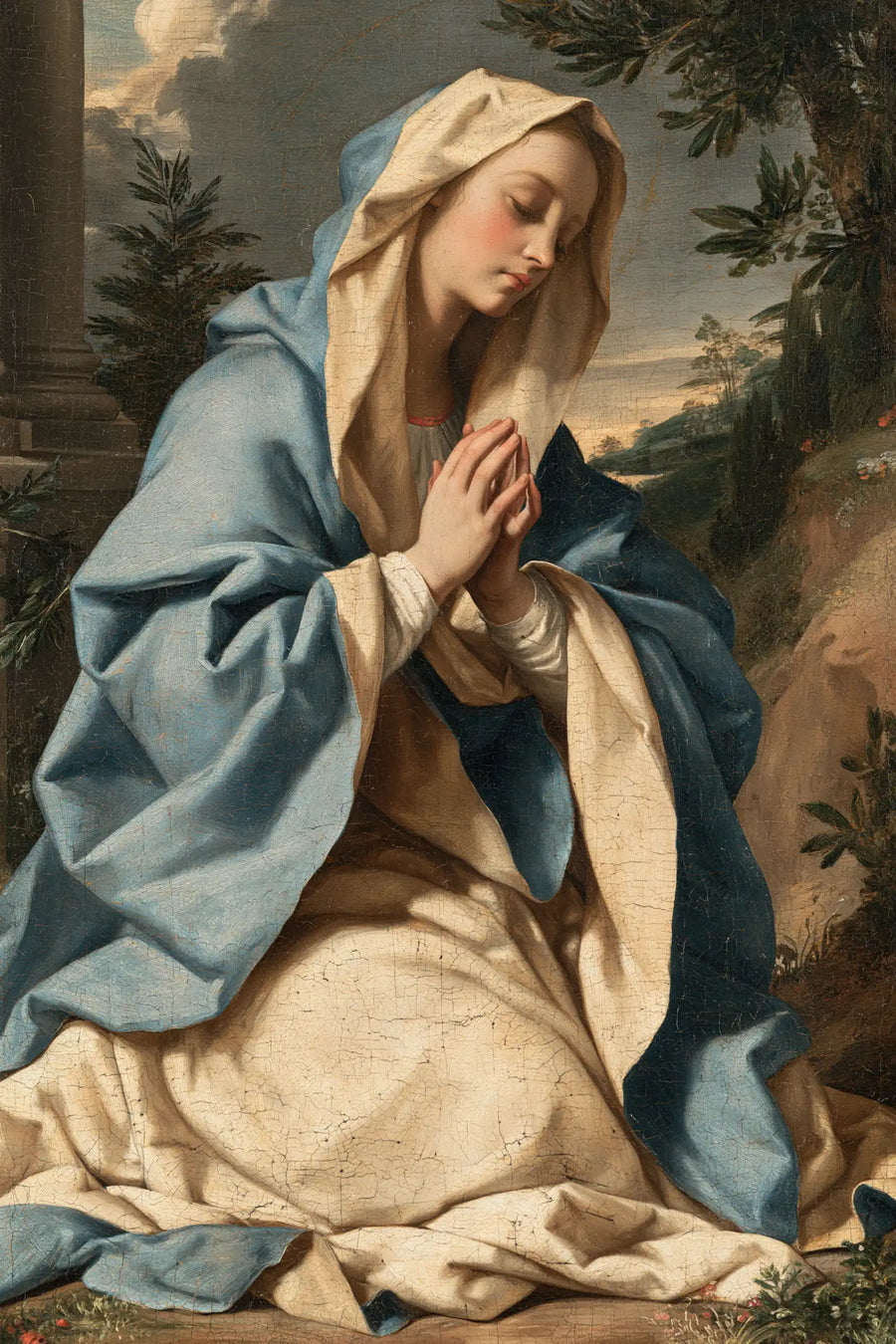 Virgin Mary in Prayer - Florentine Renaissance · Portrait n° 33