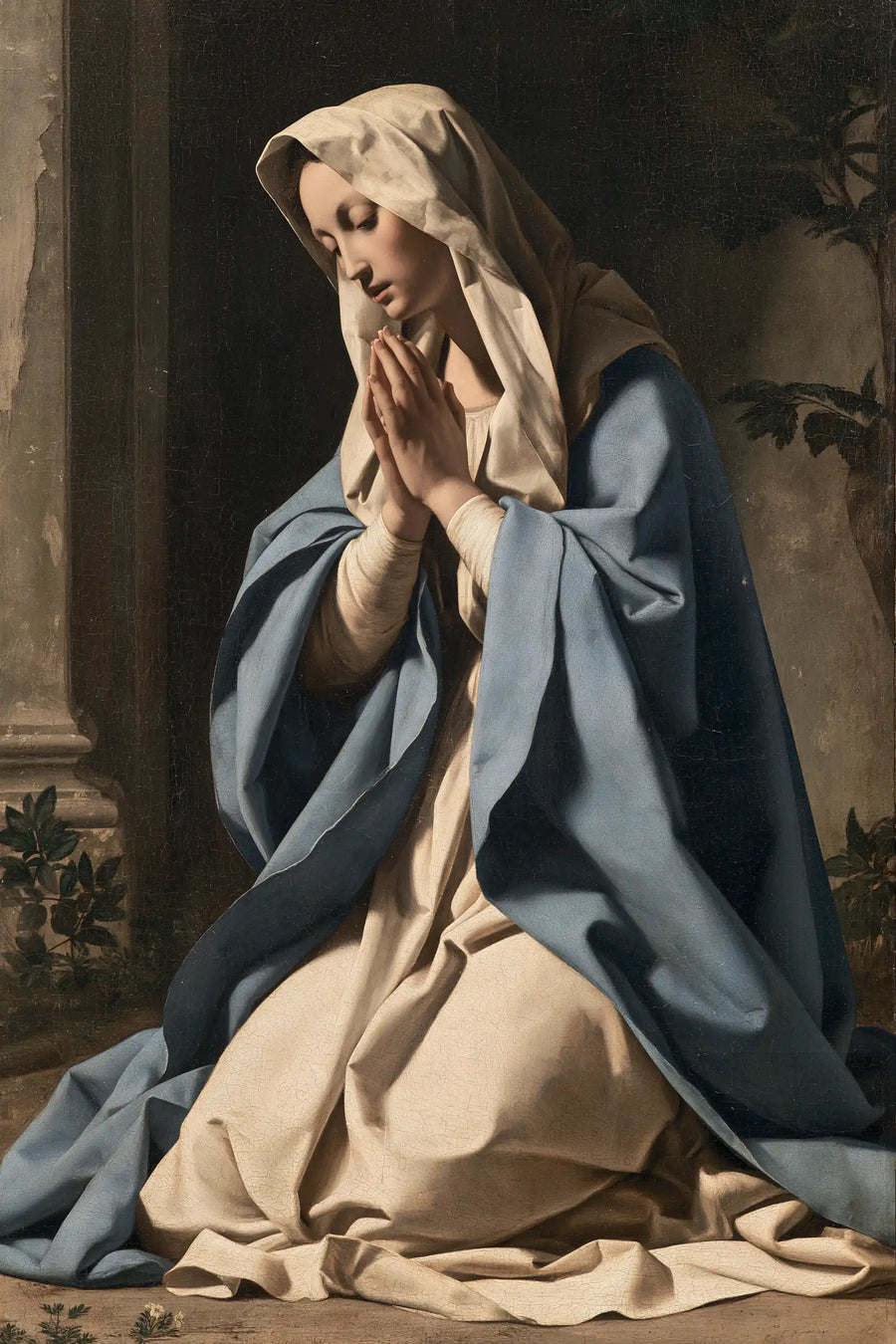 Virgin Mary in Prayer - Florentine Renaissance · Portrait n° 36