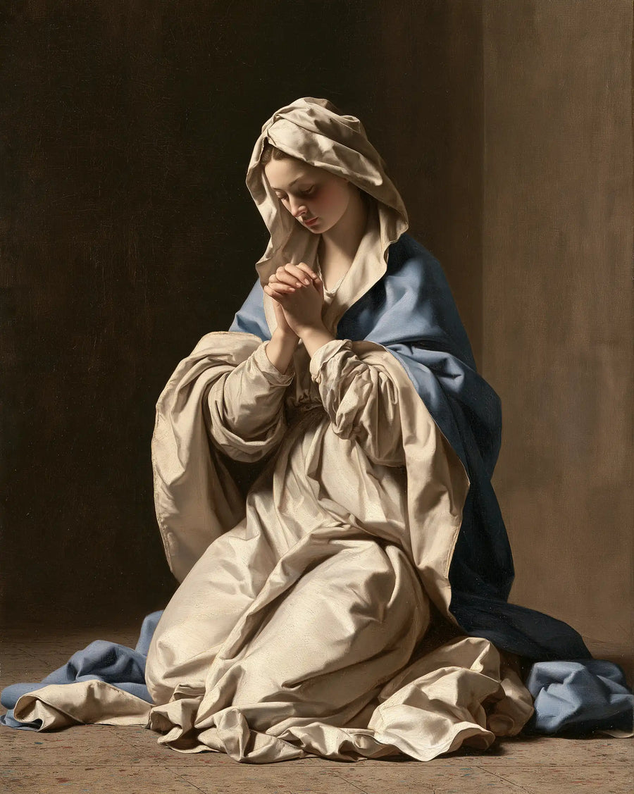 Virgin Mary in Prayer - Florentine Renaissance · Portrait n° 40