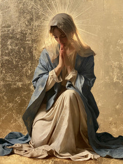 Virgin Mary in Prayer — The Halo of Sun Threads