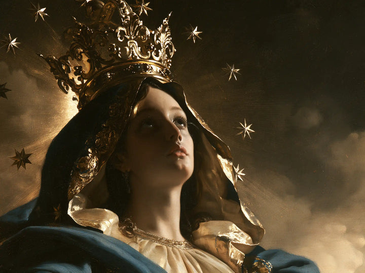 Mary Queen of Heaven - Black and Gold · Landscape n° 5