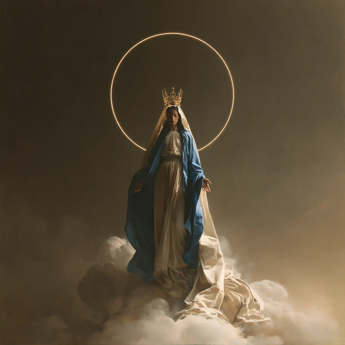 Mary Queen of Heaven - Contemporary Minimalism · Square n° 1