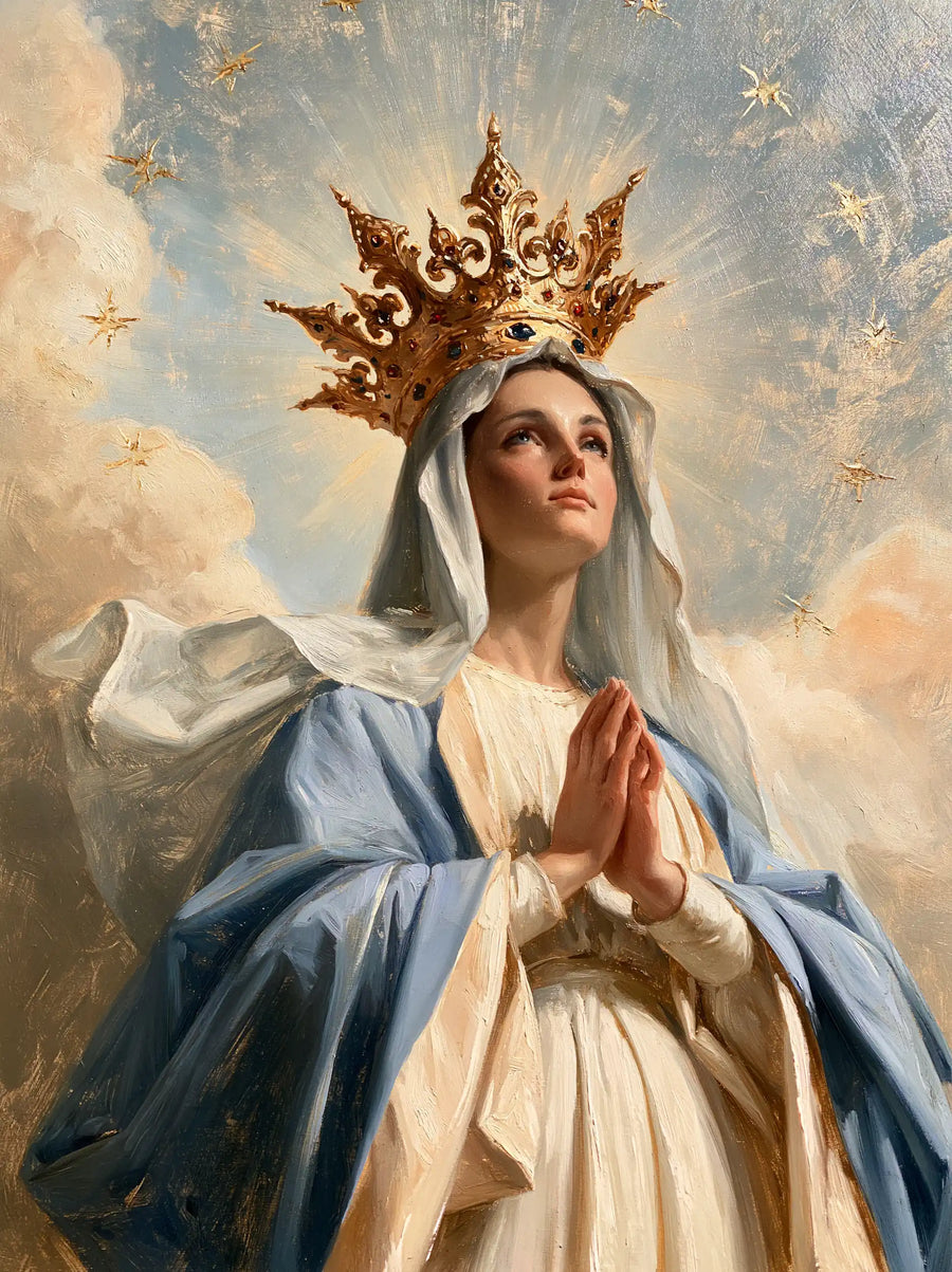 Mary Queen of Heaven - The Crown as Central Symbol · Portrait n° 25