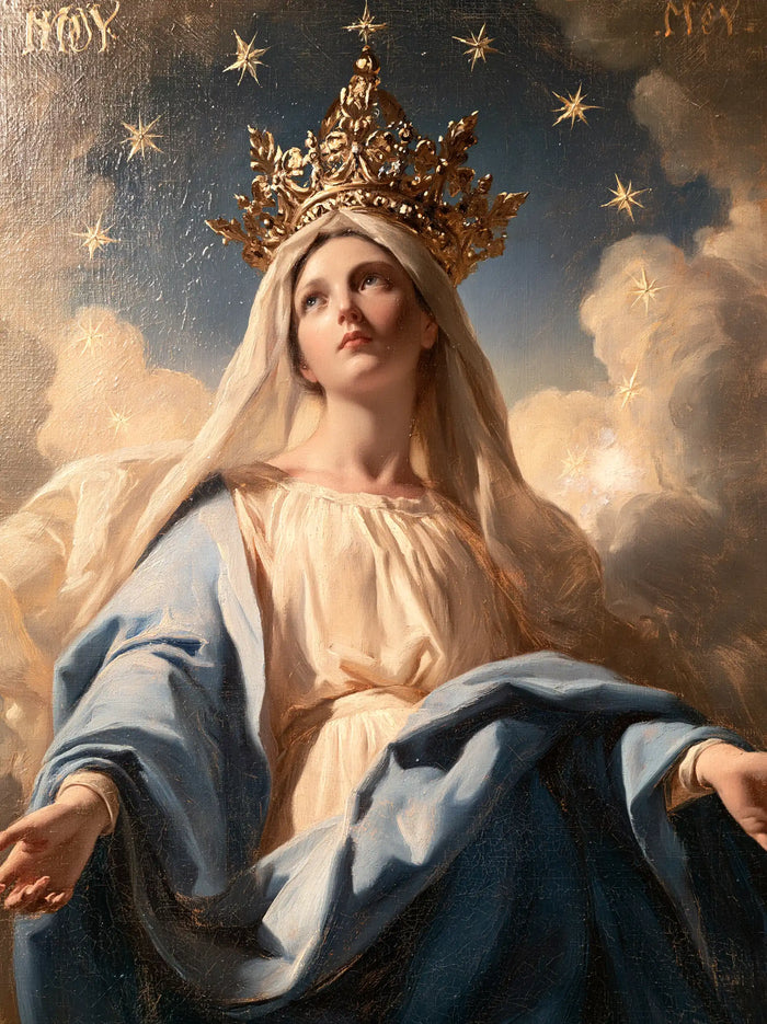 Mary Queen of Heaven - The Crown as Central Symbol · Portrait n° 30
