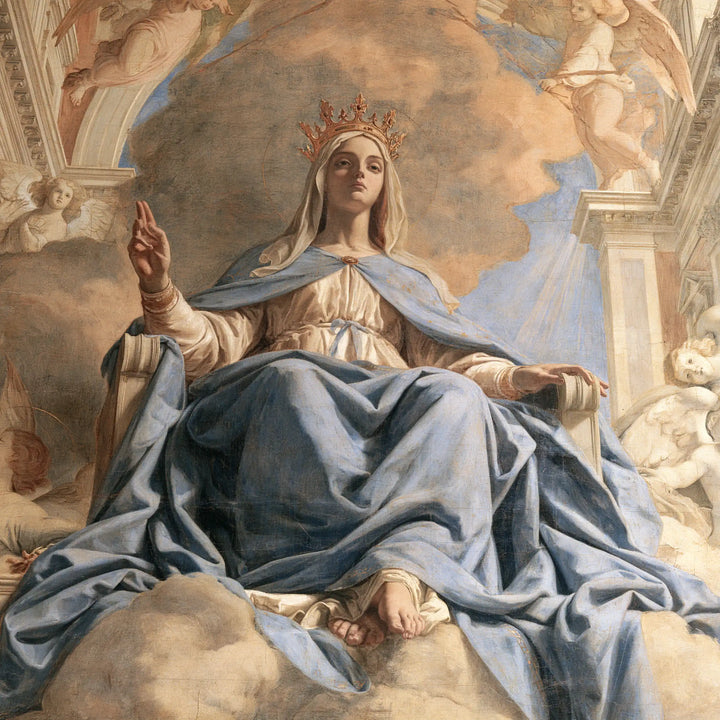 Mary Queen of Heaven - Florentine Renaissance · Square n° 2