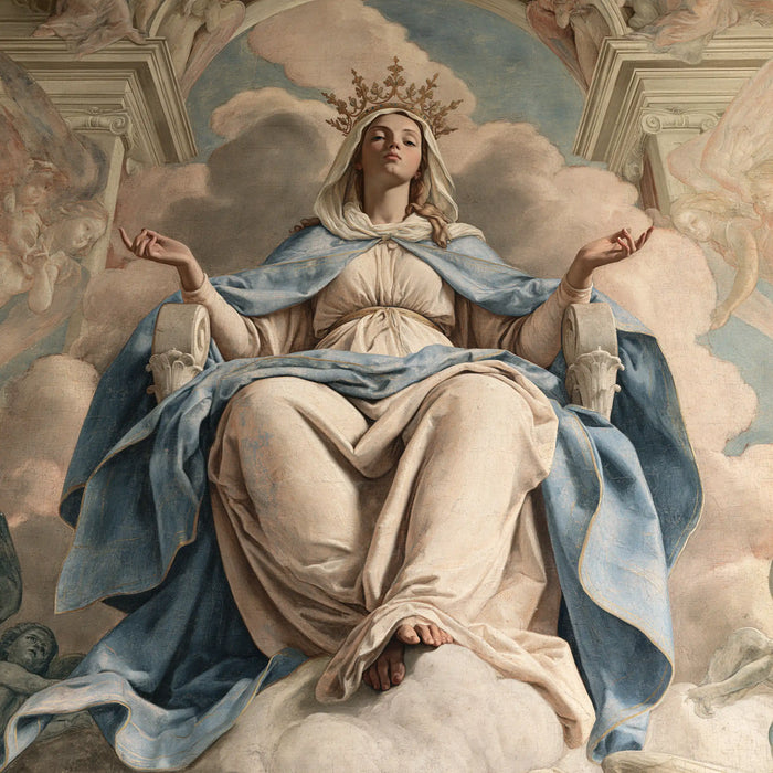 Mary Queen of Heaven - Florentine Renaissance · Square n° 5