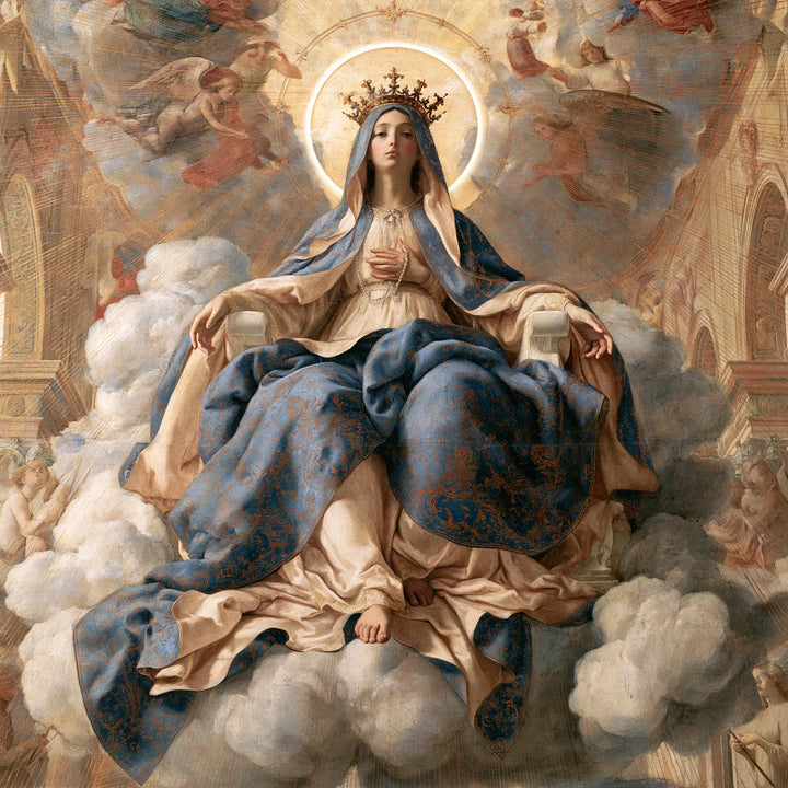Mary Queen of Heaven - Florentine Renaissance · Square n° 11