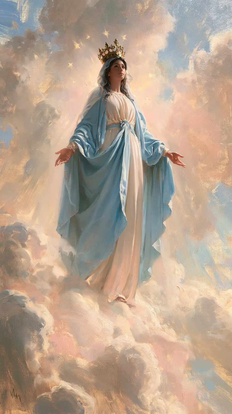 Mary Queen of Heaven - Impressionist · Portrait n° 1