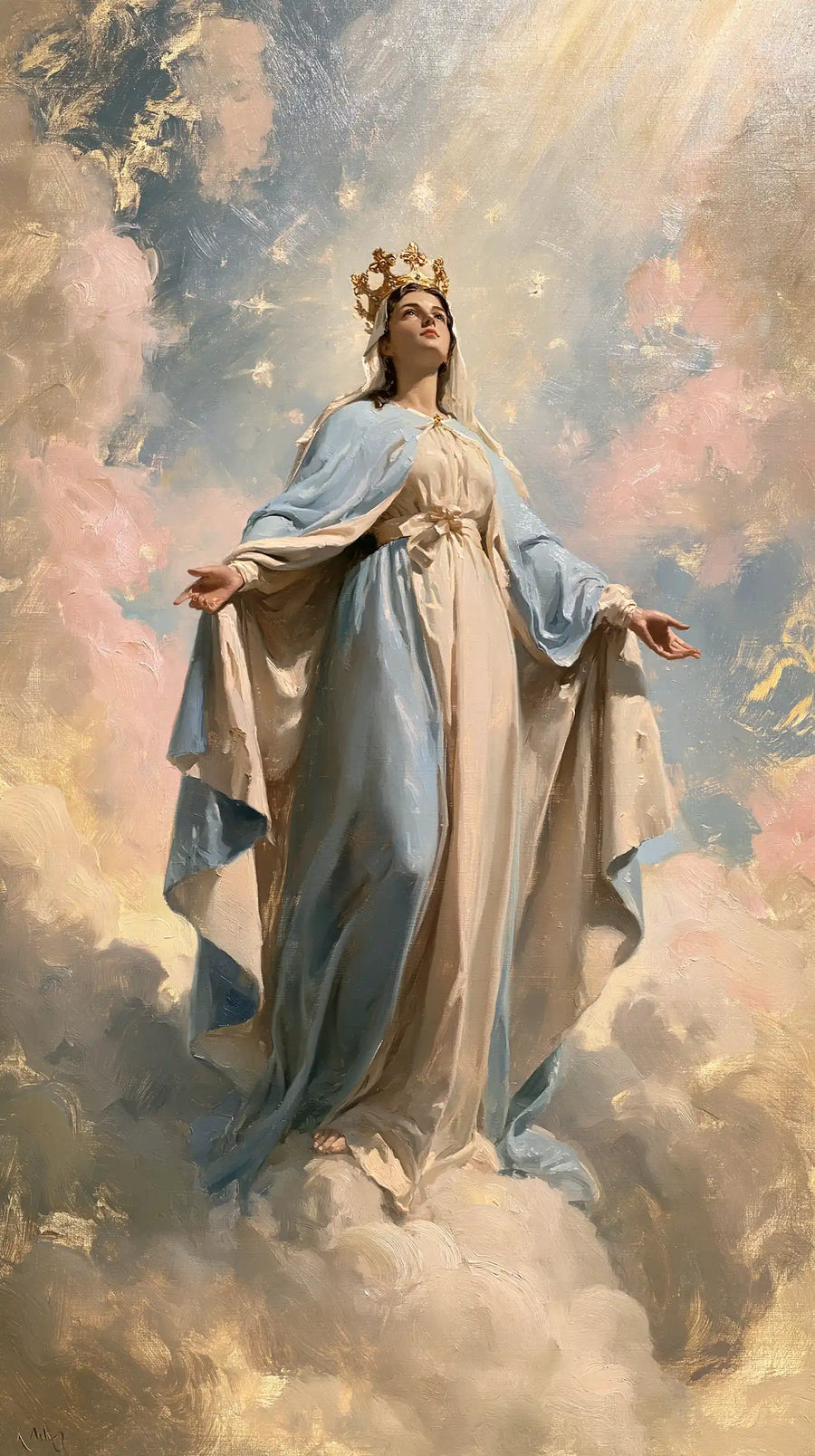 Mary Queen of Heaven - Impressionist · Portrait n° 8
